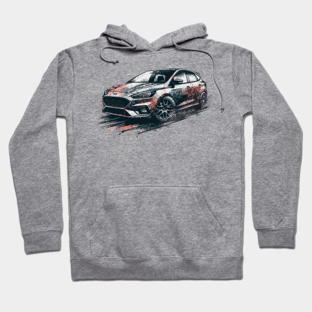 Ford Focus Hoodie by Vehicles-Art